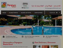 Tablet Screenshot of hotelenladrilleros.com